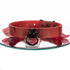 Komplettset aus Halsband, Armband oder Fußfesseln und Leine schwarz - rot Classic - Sparset! - SiaLinda.com
